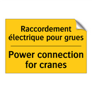 Raccordement électrique pour grues /.../ - Power connection for cranes