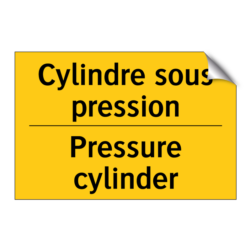 Cylindre sous pression - Pressure cylinder