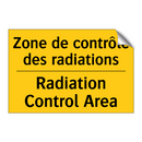 Zone de contrôle des radiations /.../ - Radiation Control Area