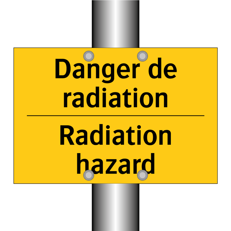 Danger de radiation - Radiation hazard