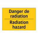 Danger de radiation - Radiation hazard