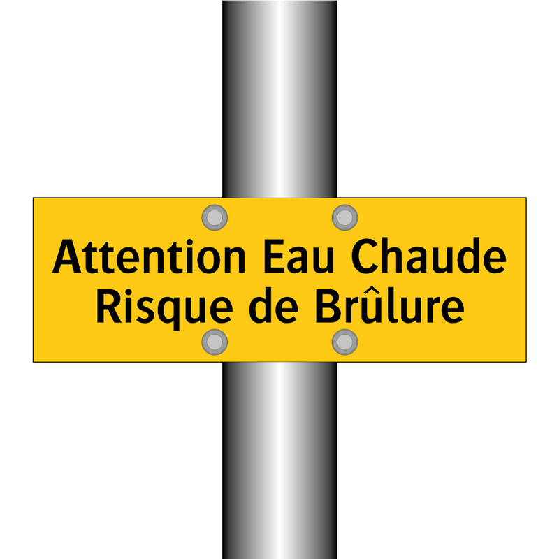 Attention Eau Chaude Risque de Brûlure