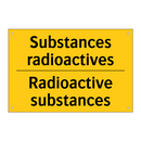 Substances radioactives - Radioactive substances