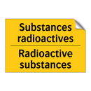 Substances radioactives - Radioactive substances