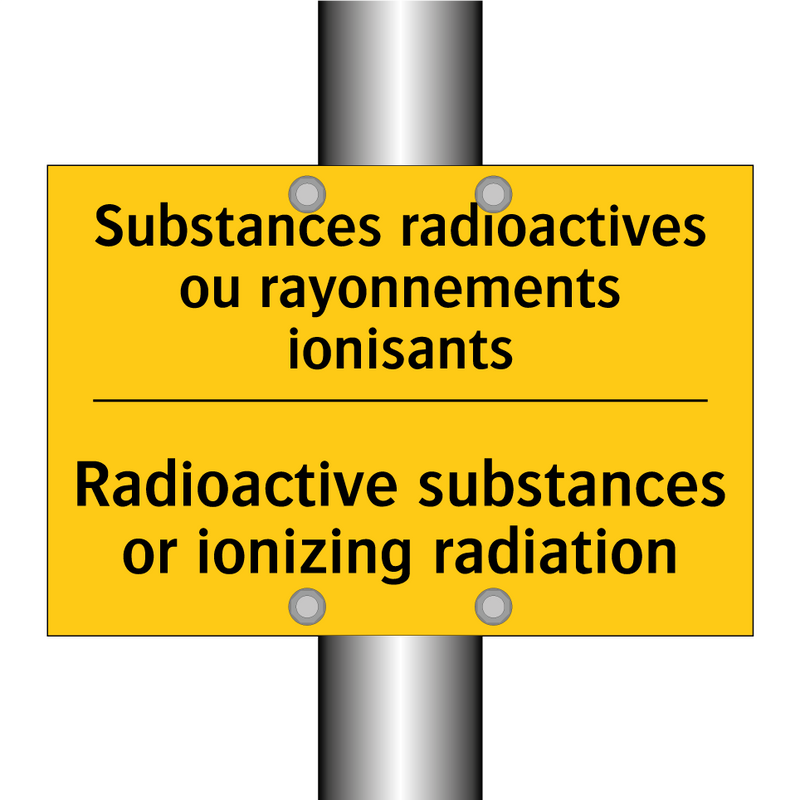 Substances radioactives ou rayonnements  /.../ - Radioactive substances or ionizing  /.../
