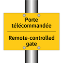 Porte télécommandée - Remote-controlled gate