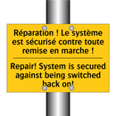 Réparation ! Le système est sécurisé  /.../ - Repair! System is secured against  /.../