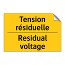 Tension résiduelle - Residual voltage