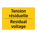 Tension résiduelle - Residual voltage