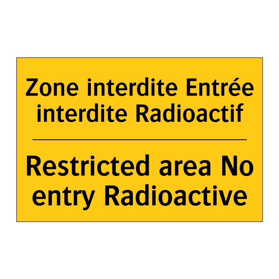 Zone interdite Entrée interdite /.../ - Restricted area No entry ...