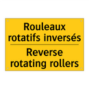 Rouleaux rotatifs inversés - Reverse rotating rollers