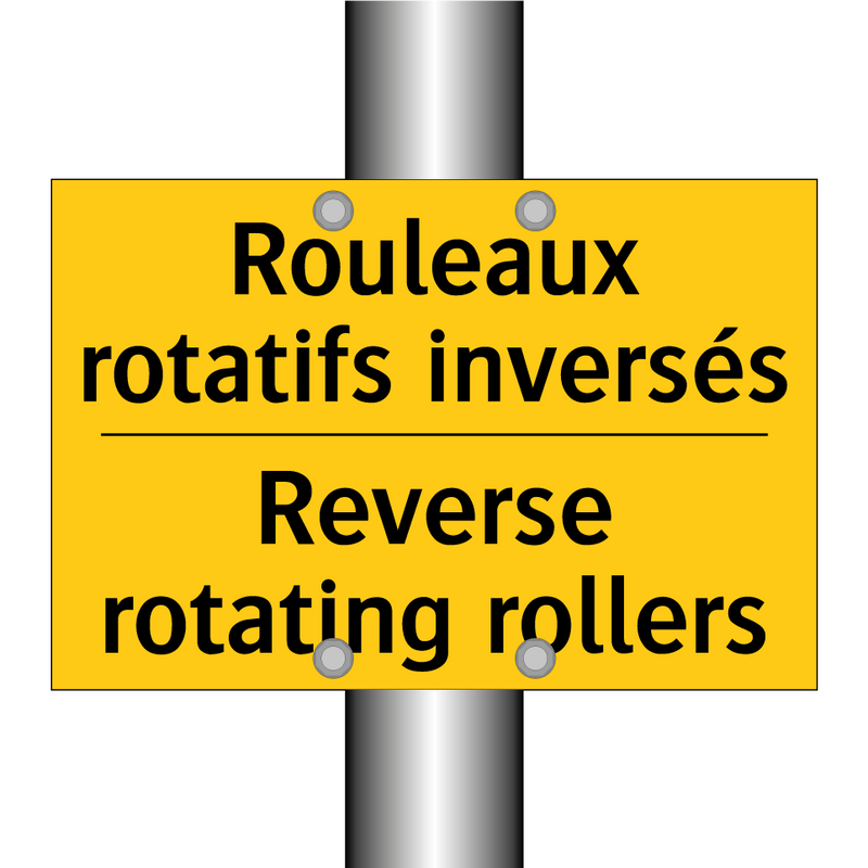 Rouleaux rotatifs inversés - Reverse rotating rollers