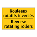 Rouleaux rotatifs inversés - Reverse rotating rollers