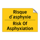 Risque d'asphyxie - Risk Of Asphyxiation