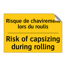 Risque de chavirement lors du  /.../ - Risk of capsizing during rolling /.../