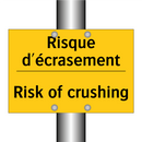 Risque d'écrasement - Risk of crushing