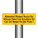 Attention Risque Accru De Glisser Dans Les Escaliers En Cas De Neige Ou De Pluie !