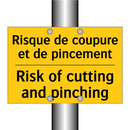 Risque de coupure et de pincement /.../ - Risk of cutting and pinching