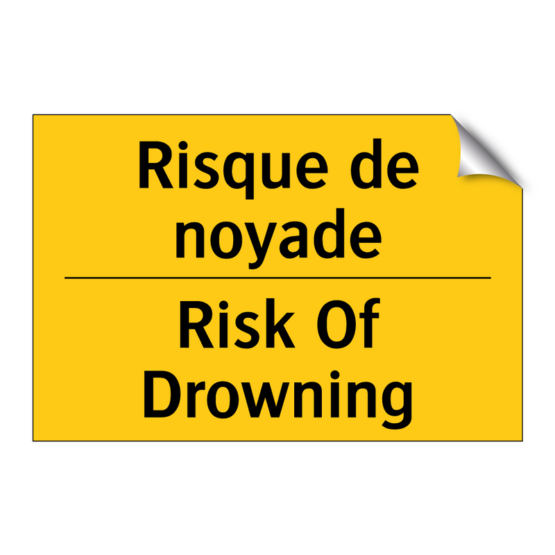 Risque de noyade - Risk Of Drowning