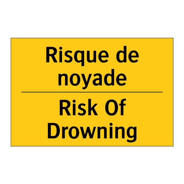 Risque de noyade - Risk Of Drowning