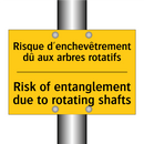 Risque d'enchevêtrement dû aux  /.../ - Risk of entanglement due to rotating  /.../