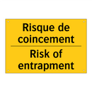 Risque de coincement - Risk of entrapment