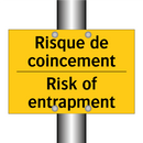Risque de coincement - Risk of entrapment