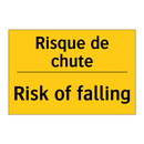 Risque de chute - Risk of falling
