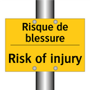Risque de blessure - Risk of injury