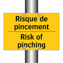 Risque de pincement - Risk of pinching