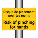 Risque de pincement pour les mains /.../ - Risk of pinching for hands