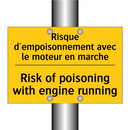 Risque d'empoisonnement avec le  /.../ - Risk of poisoning with engine  /.../