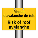 Risque d'avalanche de toit - Risk of roof avalanche