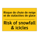 Risque de chute de neige et de  /.../ - Risk of snowfall & icicles