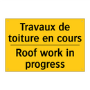 Travaux de toiture en cours - Roof work in progress