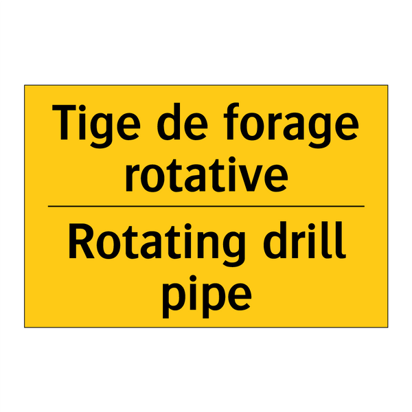 Tige de forage rotative - Rotating drill pipe