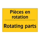 Pièces en rotation - Rotating parts
