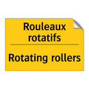 Rouleaux rotatifs - Rotating rollers