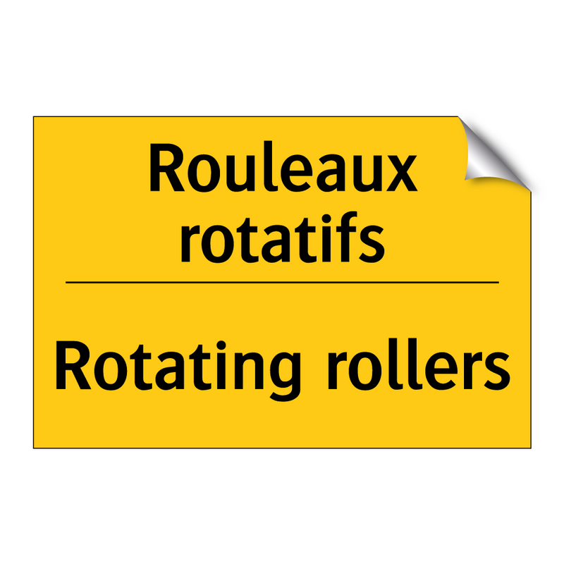 Rouleaux rotatifs - Rotating rollers