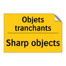 Objets tranchants - Sharp objects