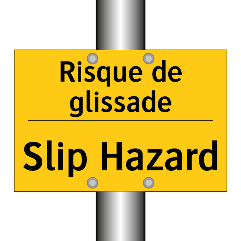 Risque de glissade - Slip Hazard