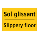 Sol glissant - Slippery floor