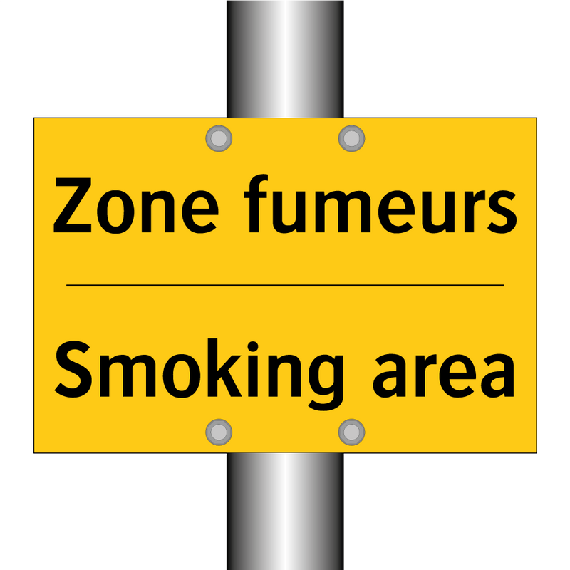 Zone fumeurs - Smoking area