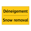 Déneigement - Snow removal