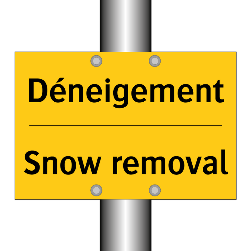 Déneigement - Snow removal