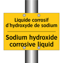 Liquide corrosif d'hydroxyde de  /.../ - Sodium hydroxide corrosive liquid /.../