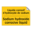 Liquide corrosif d'hydroxyde de  /.../ - Sodium hydroxide corrosive liquid /.../