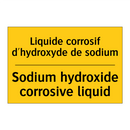 Liquide corrosif d'hydroxyde de  /.../ - Sodium hydroxide corrosive liquid /.../