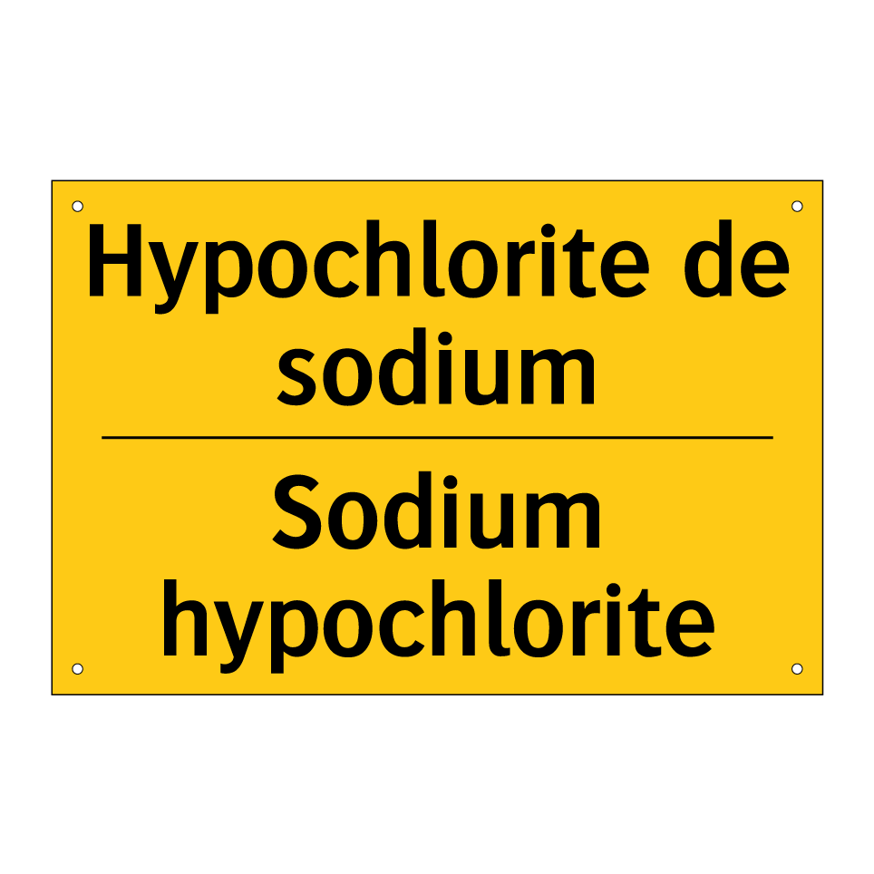 Hypochlorite de sodium - Sodium hypochlorite
