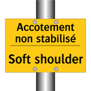 Accotement non stabilisé - Soft shoulder